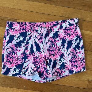 Lilly Pulitzer Pink and Blue High Waist Shorts